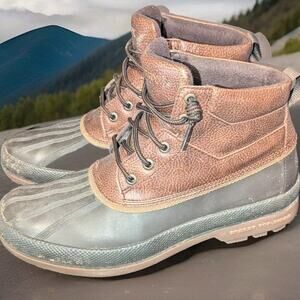 Sperry Top-Sider Boot Mens 8 Brown Coffee Cold Bay Chukka Leather And Rubber